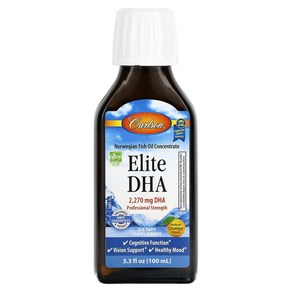 Calson Elite DHA Natual Oange 2270 mg 3.3 fl oz 칼슨랩스 액상 fish oil, 100ml, 1개