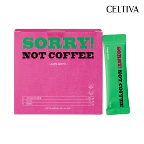 SORRY! NOT COFFEE 쏘리낫커피 딜라이트, 30포, 1개, 2g