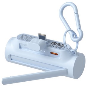팬톤 PD 20W 고속 충전 미니 일체형 도킹형 보조배터리 5000mAh PTPB-08, Ocean Beeze