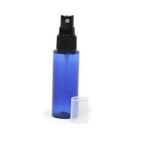 [더위치]40ml 스프레이 스킨용기 청색투명용기 검정스프레이, 1개