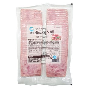 청정원 샌드위치에 살짝 슬라이스햄, 1kg, 1개