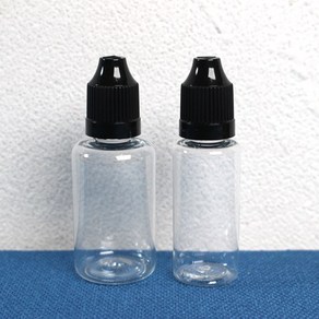 뾰족공병 - 20ml / 30ml 투명블랙캡 (선택), 1개