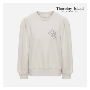 [Thusday Island] 슬림핏 스웨트셔츠(T228MST236W)