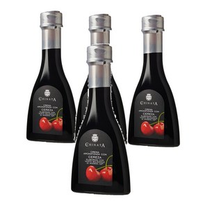 스페인 라치나타 LA CHINATA Balsamica 체리맛 크림 발사믹 식초, 4개, 150ml