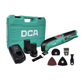 DCA ADMD12EK 충전만능컷터 12V 2.0AH 6단속도조절 만능컷터날포함 충전 멀티 커터 멀티커터날 포함, 1개