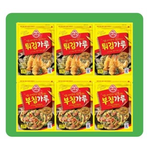 오뚜기 튀김가루1kg 3개 부침가루1kg 3개, 1kg