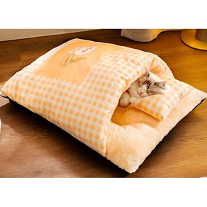 PCTN 고양이 이불베개세트 숨숨이불방석 강아지 이불배게세트 Pet Bedding Set