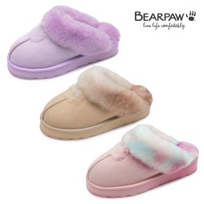 베어파우(BEARPAW) BERNICE 양가죽 양털 슬리퍼 K2762329PD-W 스트로우베리