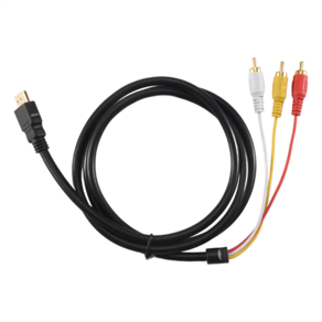 HDMI to RCA 케이블 1080P HDMI Male to 3 RCA S-Video AV 오디오 케이블 코드 어댑터(TV HDTV DVD용)