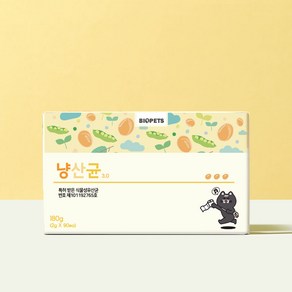 바이오펫츠 강아지 고양이 유산균 바이오펫츠 냥산균 60g 30EA, 2g, 3개