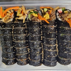 3종김밥-메르테스 정성가득 케이터링 홈파티음식 돌잔치 생일상 브런치 기업행사 크리스마스, 1개