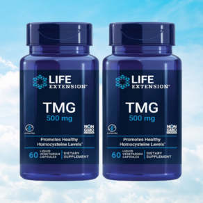 라이프익스텐션 TMG 베타인 500mg, 2개, 60캡슐, 60정