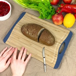 프리첸 대나무 도마 항균 이유식 나무도마, 1. 대나무 도마 (중), 1개
