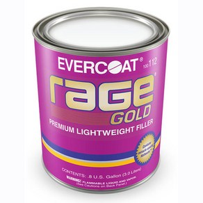 EVERCOAT 에버코트 레이지 골드 3L (경화제포함) /에버코트퍼티/아연퍼티/빠데/도색/보수용퍼티/, 1개