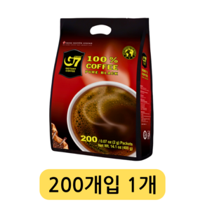 G7 베트남 G7블랙 200개입 + 사은품, 2g, 1개