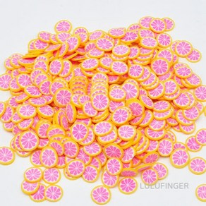 [룰루핑거] 슬라이스 토핑 유자 0.6x0.6x0.1cm (10g) 1Q-02-306, 1개