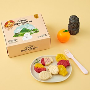 소콩달떡 제주떡 만들기 키트 붕어떡 KIT, 1세트, 240g