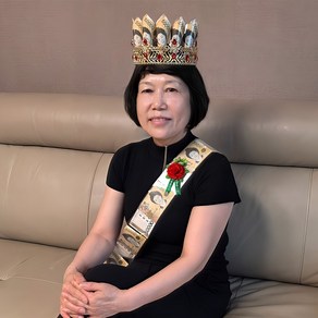 이벤트홀릭 반전 용돈 생일 왕관 파티 용품 부모님 생신 어버이날, 1개, 1.루비 세트(어깨띠 포함)
