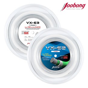 주봉 VX-63 배드민턴 스트링 극세사 티타늄 0.63mm 신제품 그립2ea증정, 1개