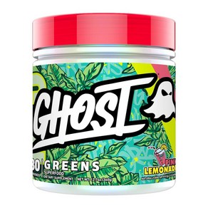 GHOST 고스트 그린 슈퍼푸드 파우더 핑크 레모네이드, 1개, 360g