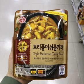 오뚜기 오즈키친 트리플 머쉬룸 카레 250g, 1개