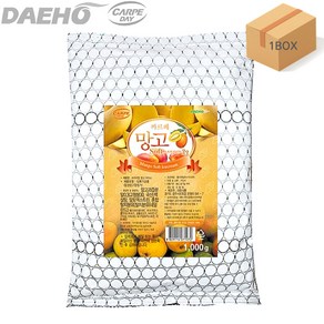 대호 까르페 망고 아이스크림 1kg 12개(1박스) 소프트아이스크림 분말, 12개