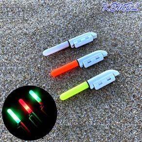 [-]입질감지기 전자 끝보기 전자케미 캐미 원투 밤낚시 어신감지 스마트 릴대, 레드(1개입), 1개