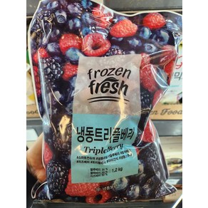 노브랜드 냉동 트리플베리 1.2kg fozen fesh 아이스박스+아이스팩 무료, 1개