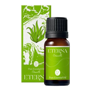 에테르나 아로마테라피 100% 천연 에센셜 아로마 오일 원액, 시트로넬라, 10ml, 1개