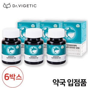 닥터바이제틱 상어연골 콘드로이친 1200 영양제 크리스마스 부모님 선물, 60정, 6박스