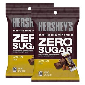 HERSHEYS 허쉬 제로슈가 아몬드 초콜릿 85g 2개