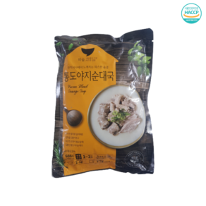 선미 따숨 통도야지 순대국 600g X5봉, 5개