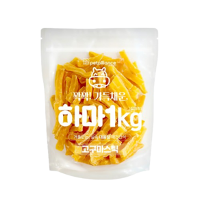 강아지 고구마간식1kg 대용량간식 더빅 고구마스틱1kg, 1kg, 1개