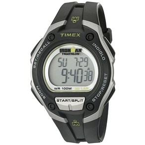 Timex 아이언맨 클래식 30 남성용 손목시계 오버사이즈 블랙/블루/옐로우 패스트 벨크로 T5K413