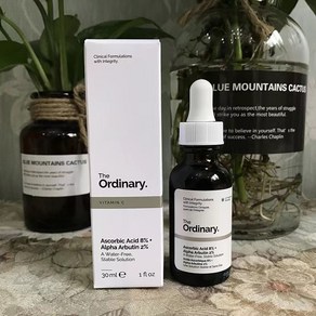 The Ordinary 디오디너리 아스코빅 애씨드 8%+알파 알부틴 2%