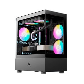 조립PC 윈도우10 고사양 게이밍 컴퓨터 i7 4770 1060 배그 오버워치 발로란트 롤 데스크탑 게임용 본체, 베이직 게이밍 PC, WIN10 Po, 256GB, 16GB, 05 앱코 G25 매그넘 블랙