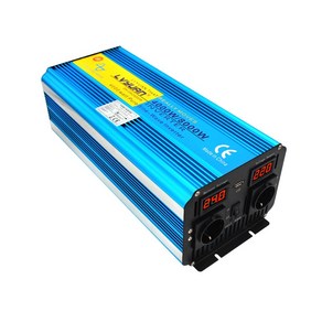 순수정현파 차량용 인버터 4000W 8000W 12V 24V 220V 캠핑용 차박 캠핑 60Hz 자동차 인버터 녹원LVYUAN