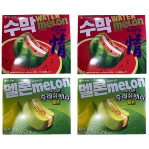 오리온 초코파이 수박 후레시베리 멜론 2개씩 세트, 1개, 1.416kg