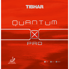 티바 퀀텀 X-프로(QUANTUM X-PRO) 탁구러버, 검정, 1개