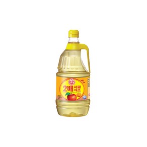 오뚜기 2배사과식초 pet1.8L, 1.8L, 6개