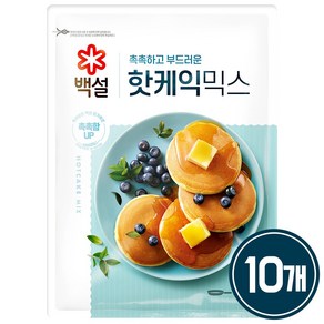 CJ 백설 핫케익가루, 1kg, 10개