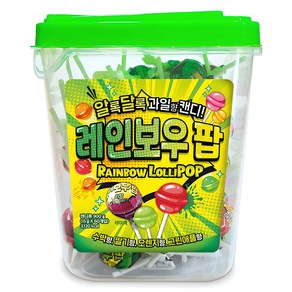 레인보우 팝 막대사탕 60p, 900g, 1개