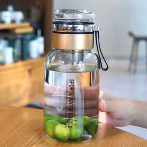 [2개묶음] 내열유리 텀블러 스텐 텀블러 뚜껑물병 700ml AP01 ep*5807BB, 2개