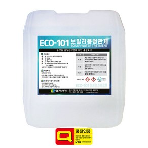 ECO-100 / ECO-101 보일러 부식방지제 스케일방지약품 청관제 10Kg 20Kg 산업보일러 심야보일러 화목보일러 기름보일러 보일러청관제