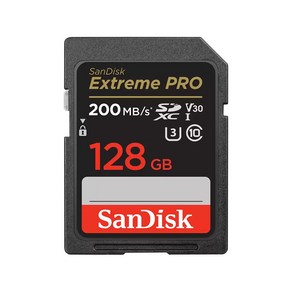 샌디스크 익스트림 프로 SDXC 128GB 200MB/s