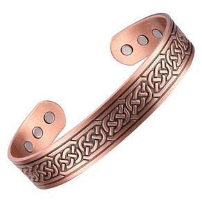 Copper Energy Bracelet for Men 99.99% Pure Copper Magnetic Bangle with 3500 Gauss Strength Magnets A