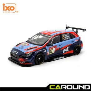 ixo 1:43 현대 i30 N TCR No.831 뉘르24시 2021 (GTM160), 1개