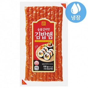 한성 숯불갈비맛 김밥햄, 1개, 100g