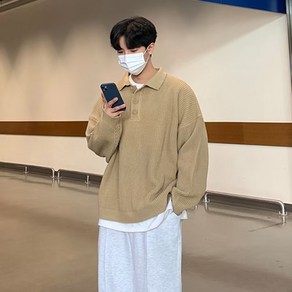 Cwadun 남성 긴팔 니트 스웨터 RE114
