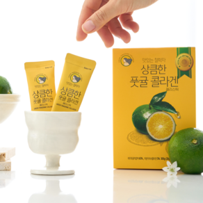 [맛있는 철학자] 상큼한 풋귤 콜라겐 간편한 젤리스틱, 1박스, 300g